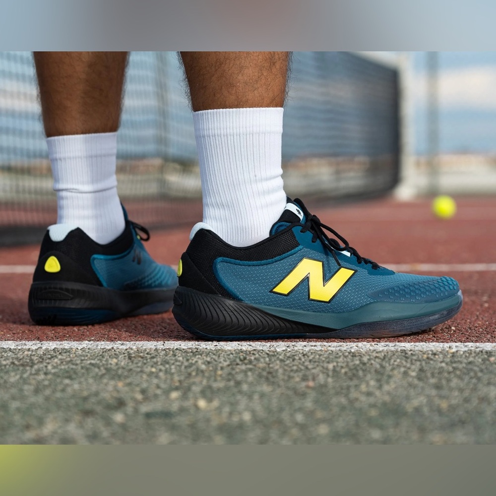 New Balance FuelCell 996 v6 Blue and Yellow Athletic Shoes